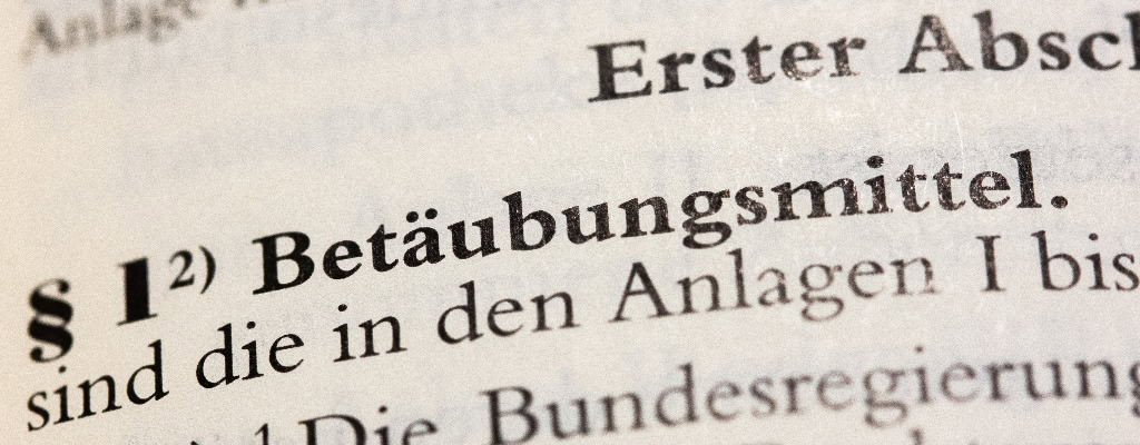 Vorschrift zu § 1 BtMG Betäubungsmittel im Betäubungsmittelgesetz